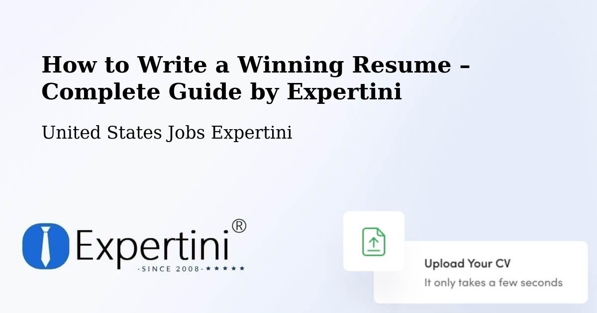 Resume Writing Guide for Job Seekers – Coco - Coco, United States Jobs Expertini